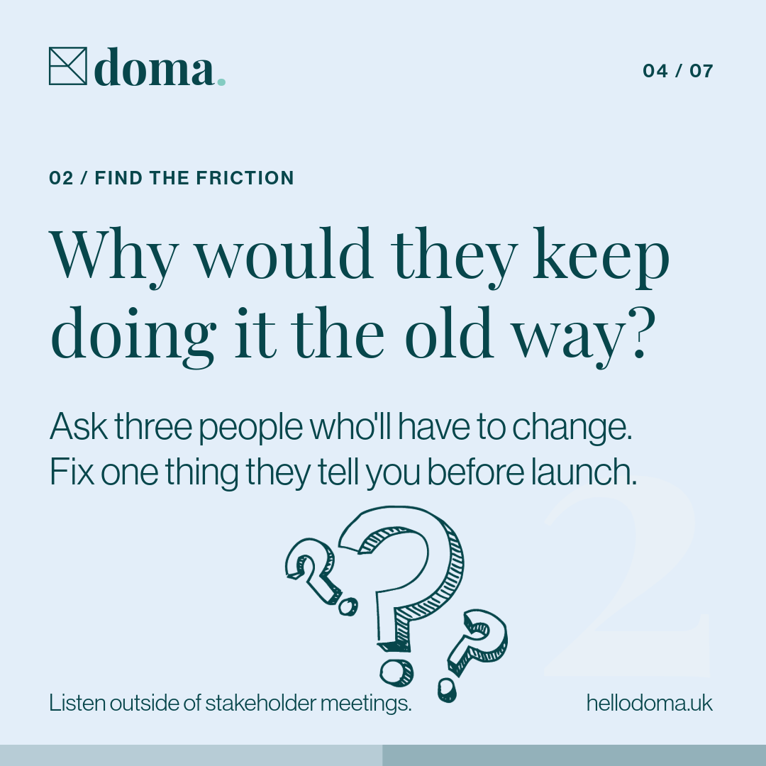 Why would they keep doing it the old way? Ask the people who will have to change.